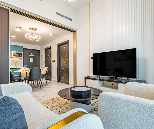 Near Miracle Garden | 1BR, Pool+Gym, Balcony Arjan