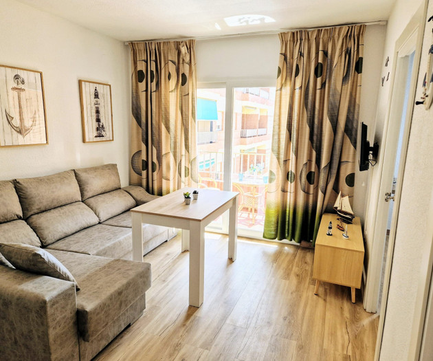 Living room with balcony access
