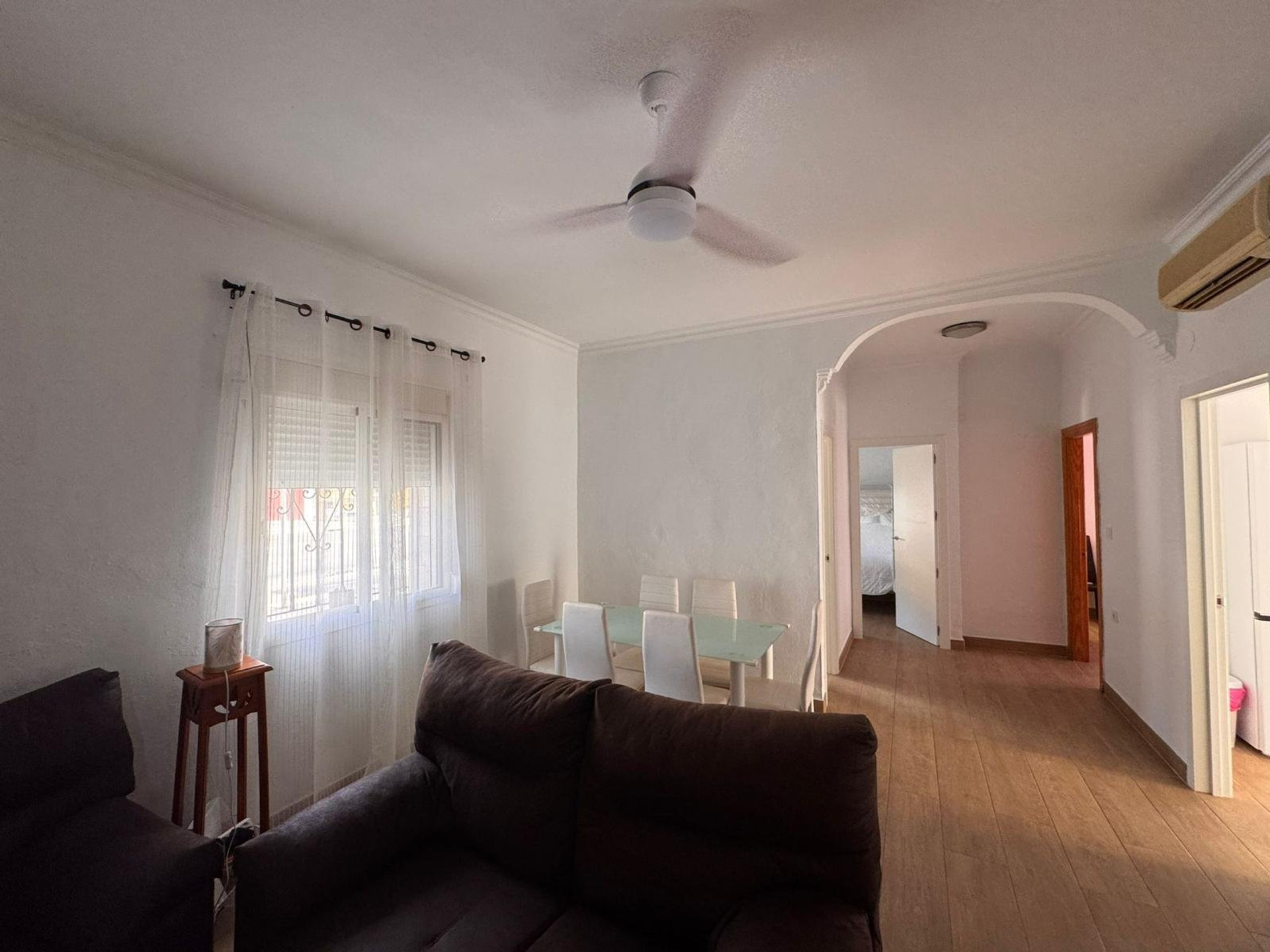 Spacious living and dining area