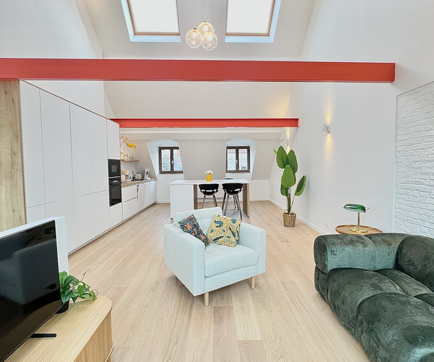 Design & Elegant Duplex in the Heart of Brussels