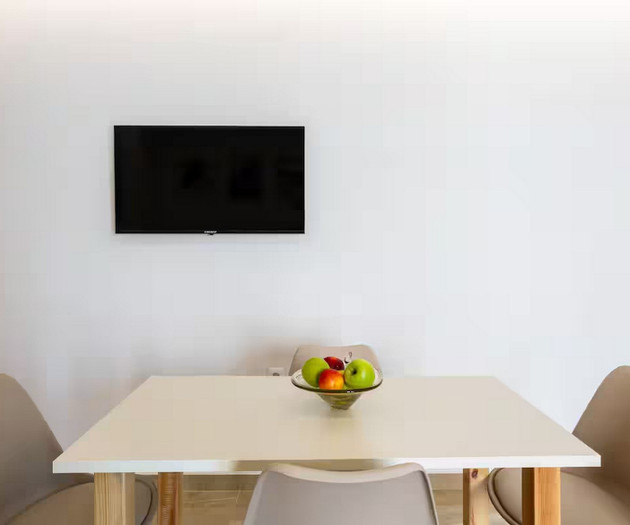 Work-From-Home Oasis with Ergonomic Desk & Balcony