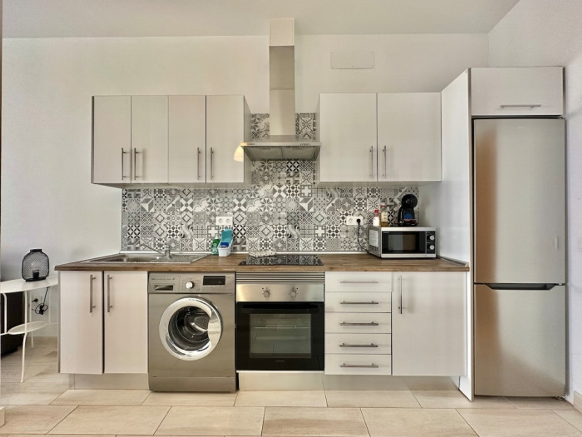 Modern kitchen with appliances