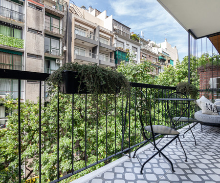 Buenos Aires, Palermo Chic Flat Balcony