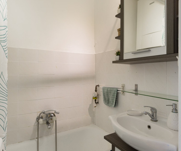 Bathroom with tub and sink