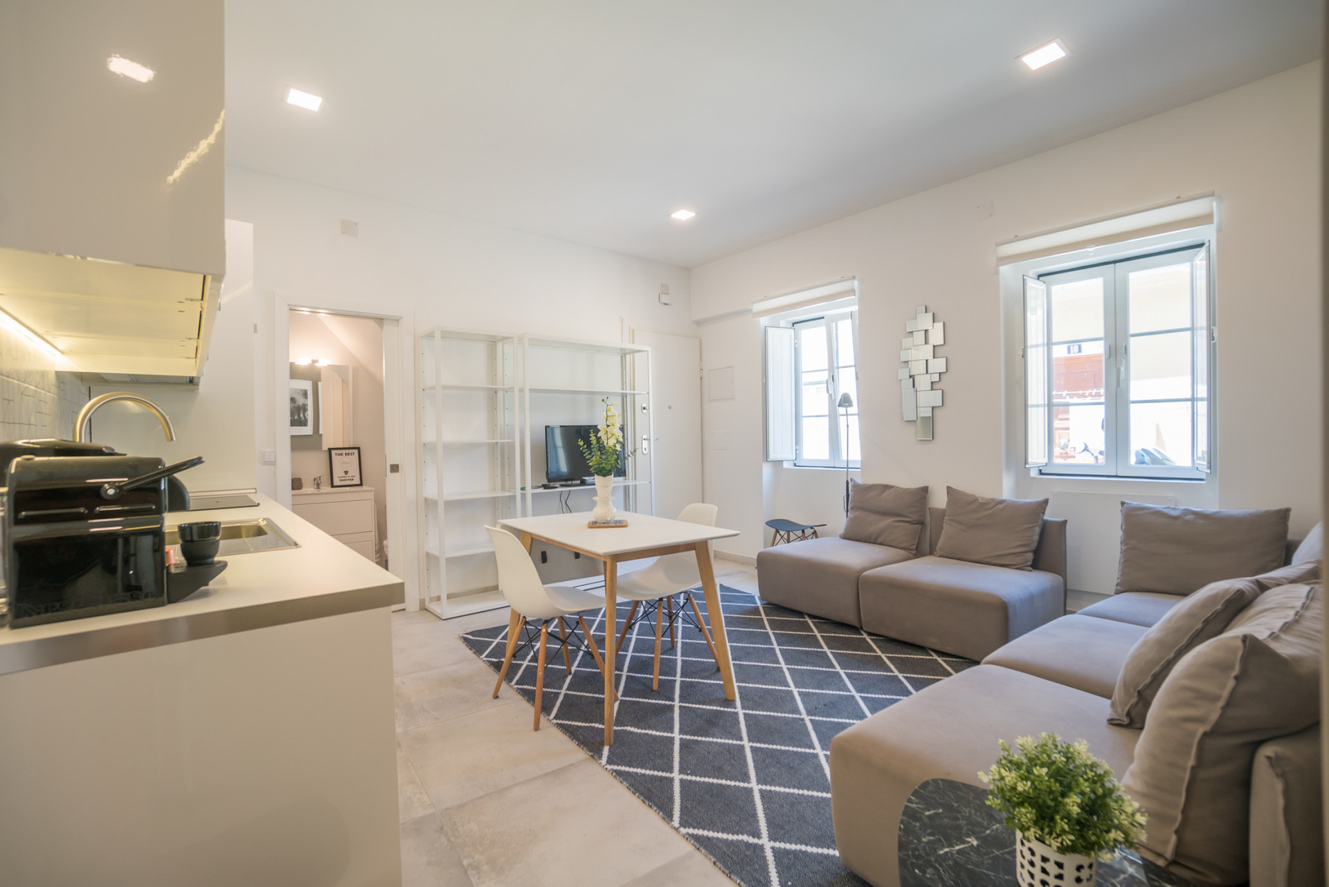 Living room with Kitchenette