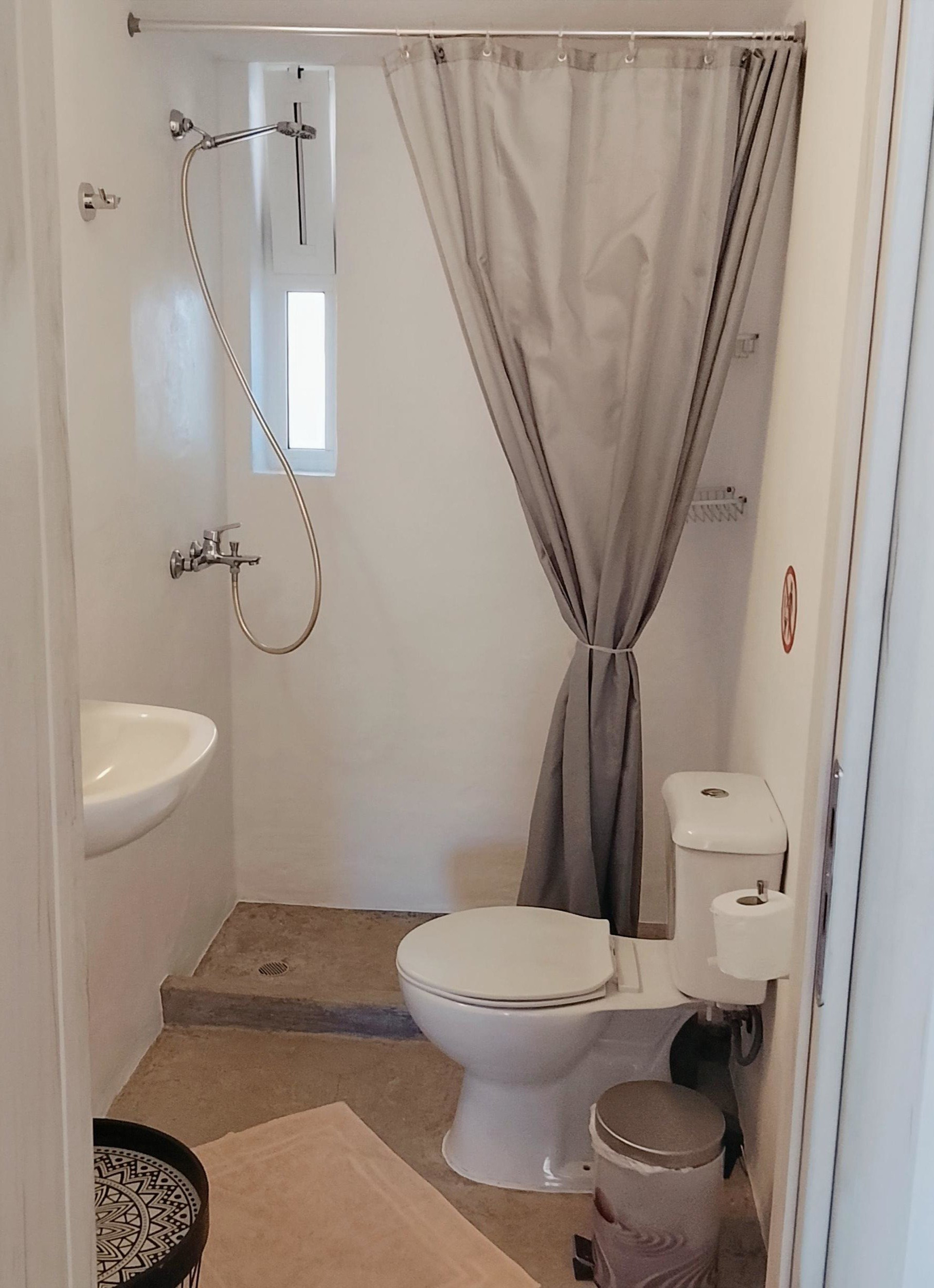 Bathroom with shower and toilet