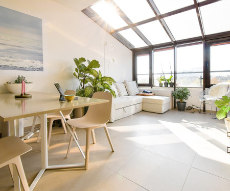 1BDR Loft with Stunning Skylight and Outdoor Space