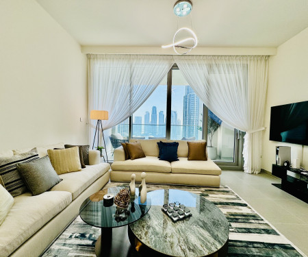 Luxe 3BR | Forte 1 | Burj Khalifa View |High Floor