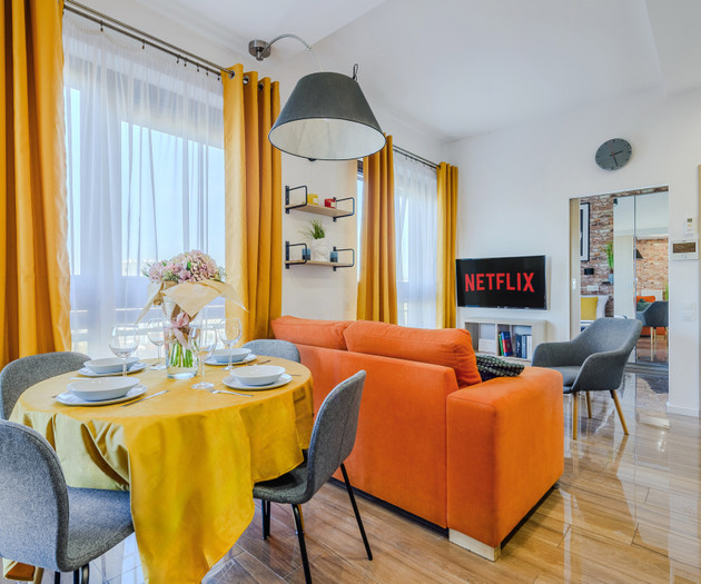 Cozy apartment with gym in the City Center