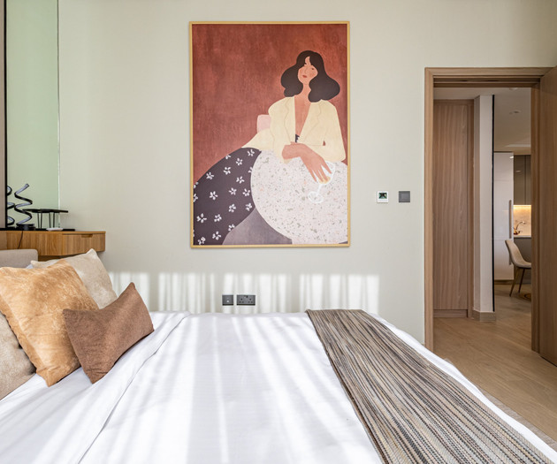 Modern 1BR in Azizi Riviera