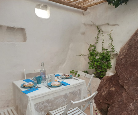 Patio and terrace in a typical Menorcan village