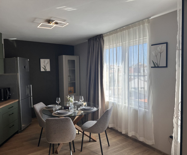 Dining table by window