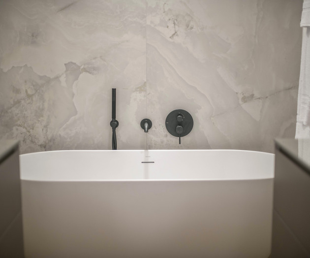 Bathtub and fixtures