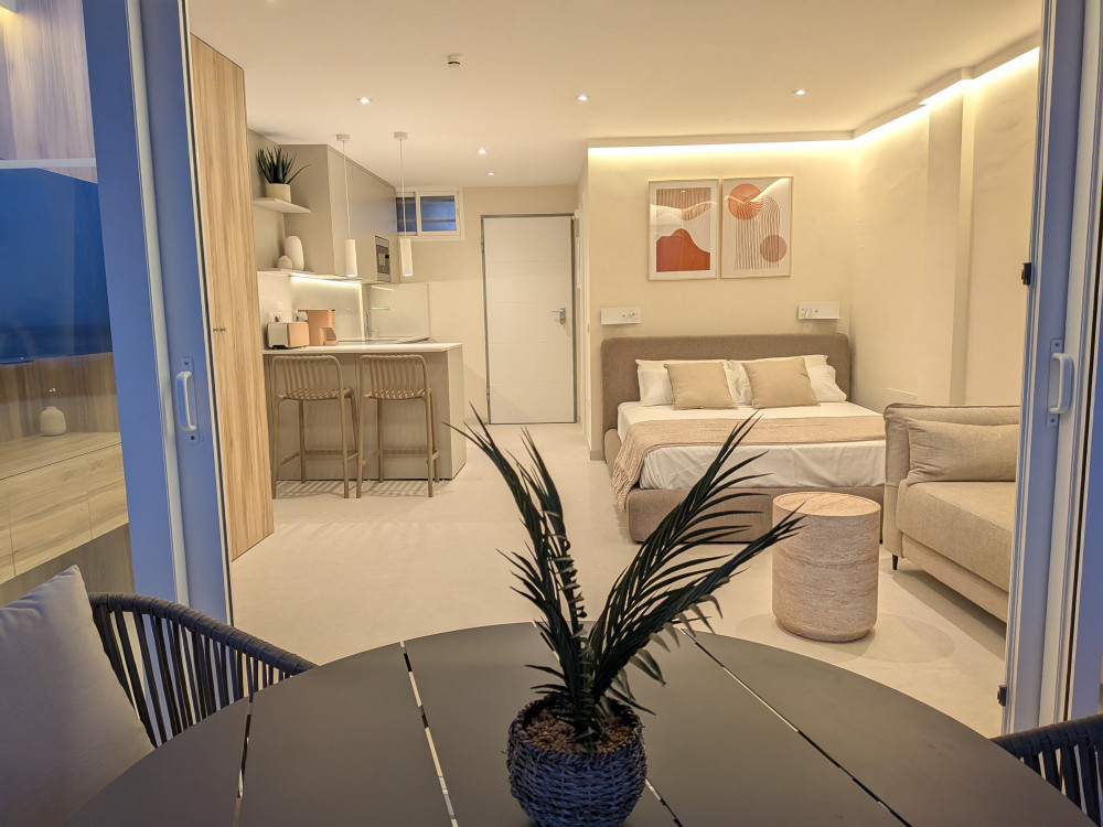Sunny sea-view studio, south terrace & pool preview