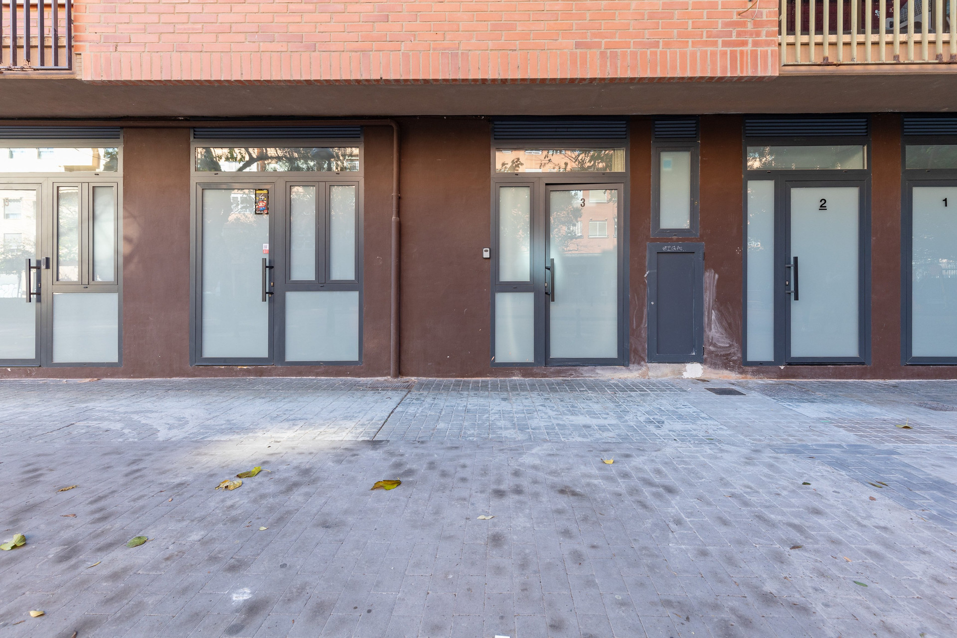 Ground floor entrance doors exterior