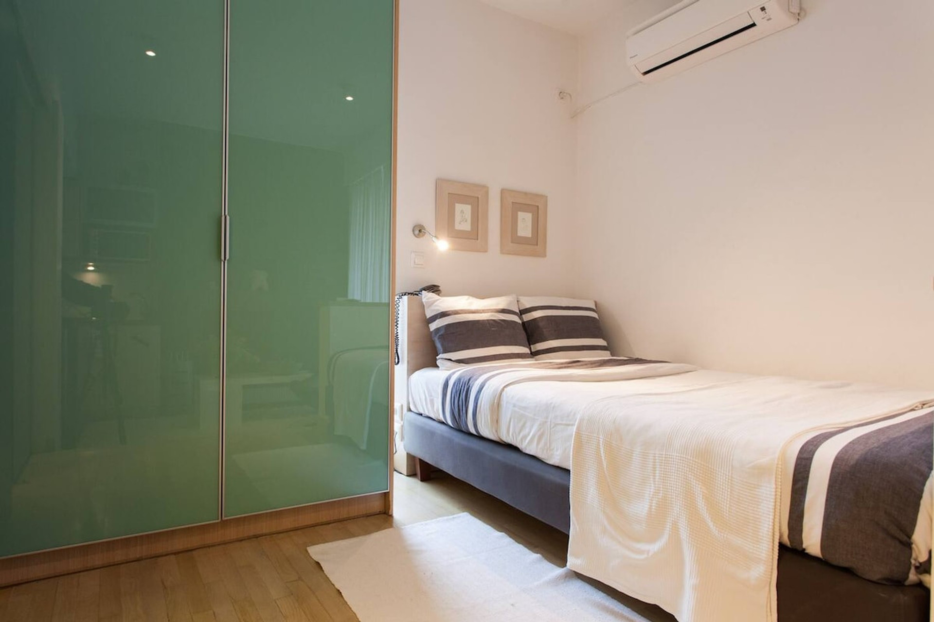 Small double bed