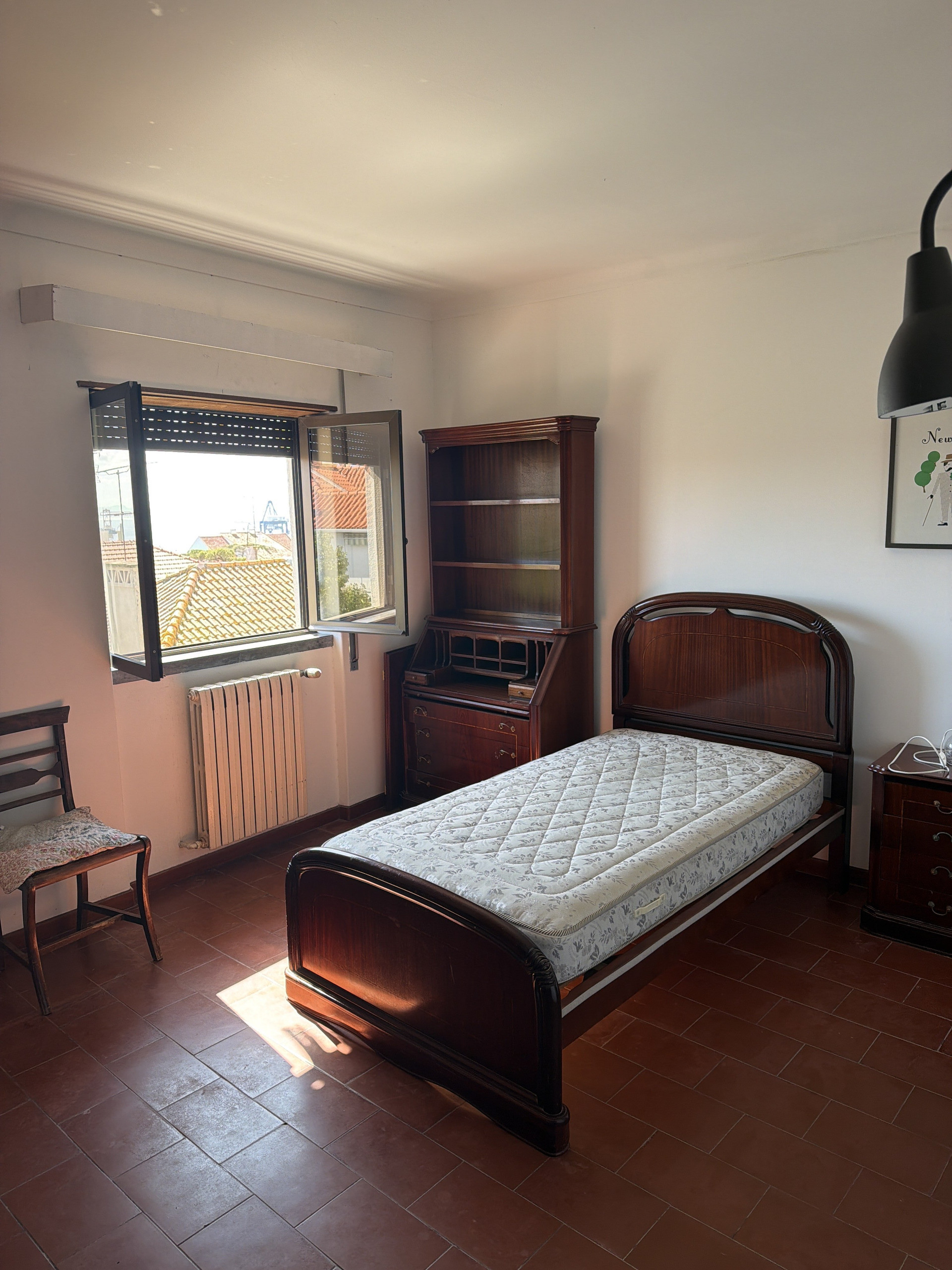 Bedroom furniture and window light