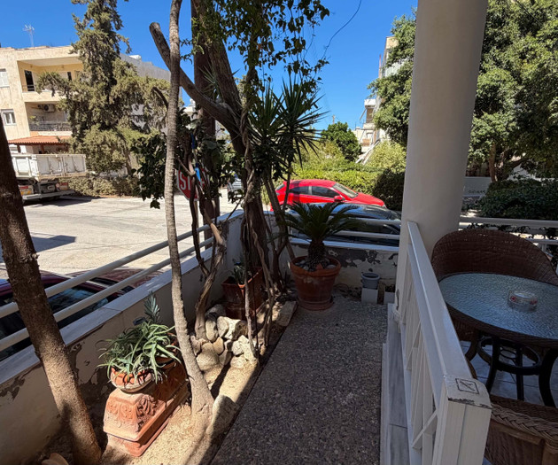 Balcony with street view