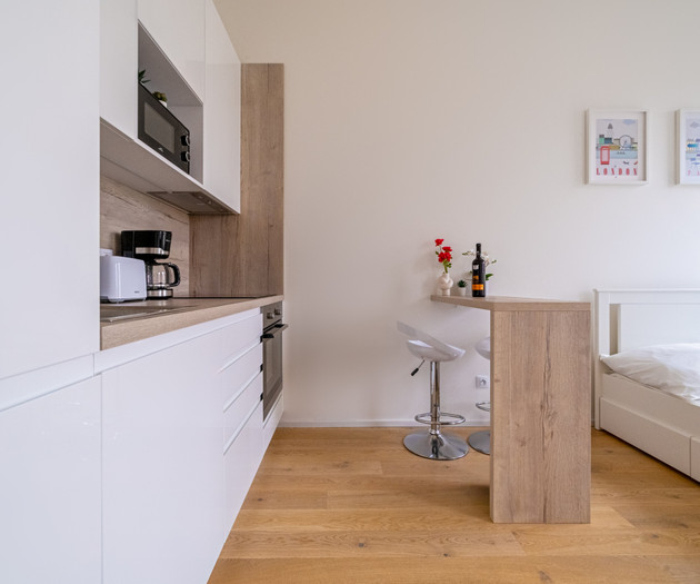 The Elegant White Suite in SmichovCity Residence