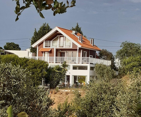 Duplex chalet in the countryside with sea view