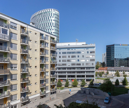 Sunny 1BDR with Balcony & Parking