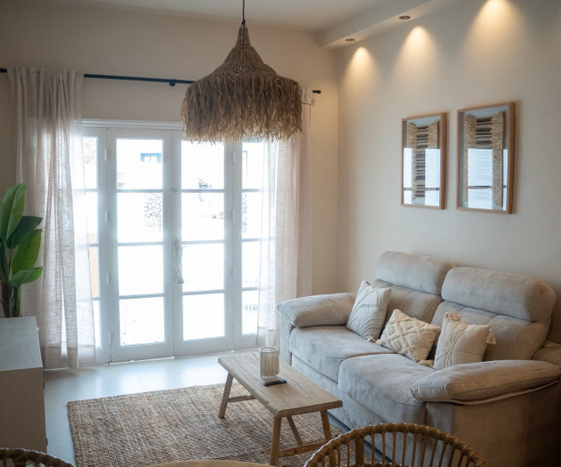 Cozy living room seating area