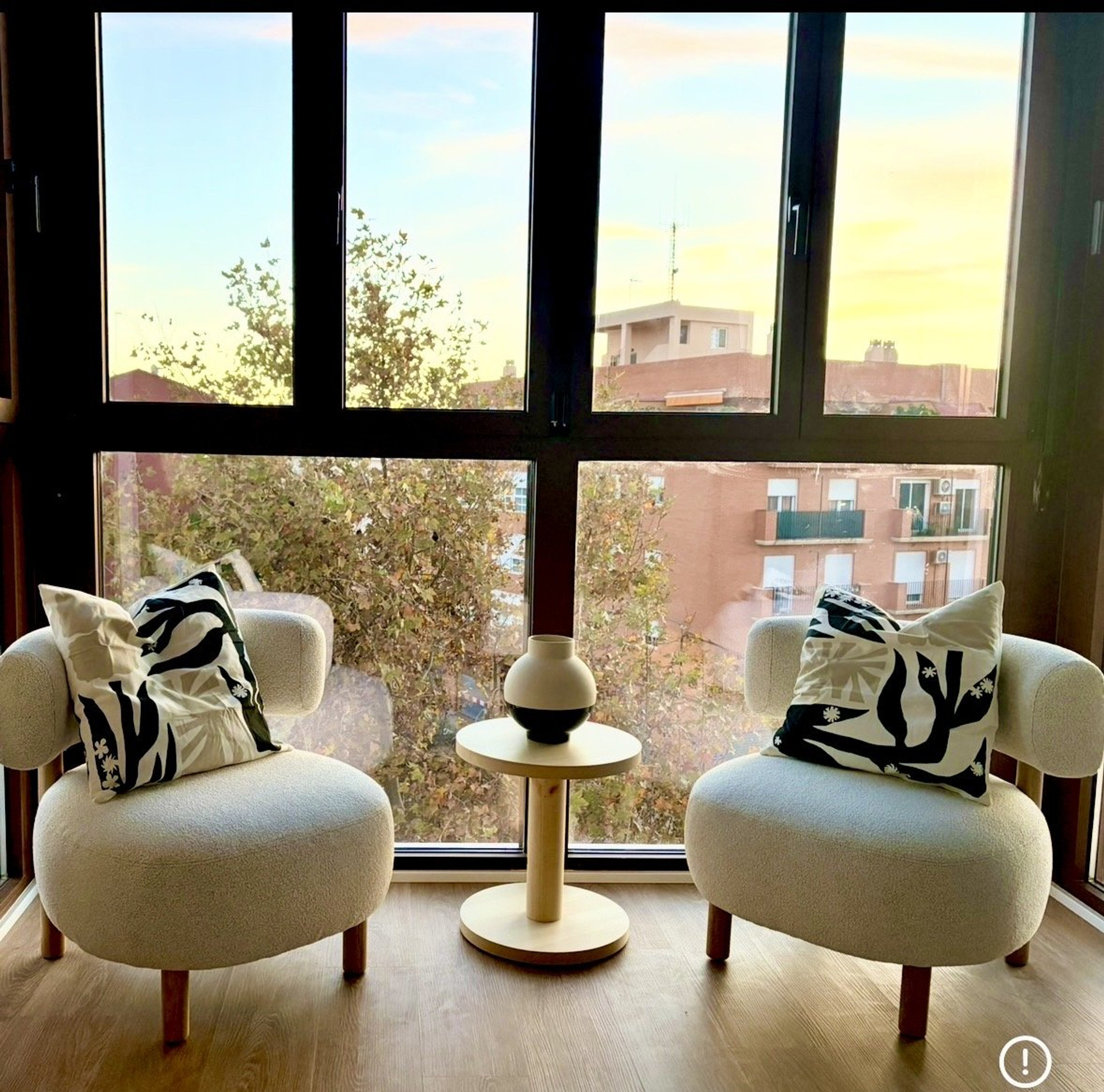Living Room with window seating