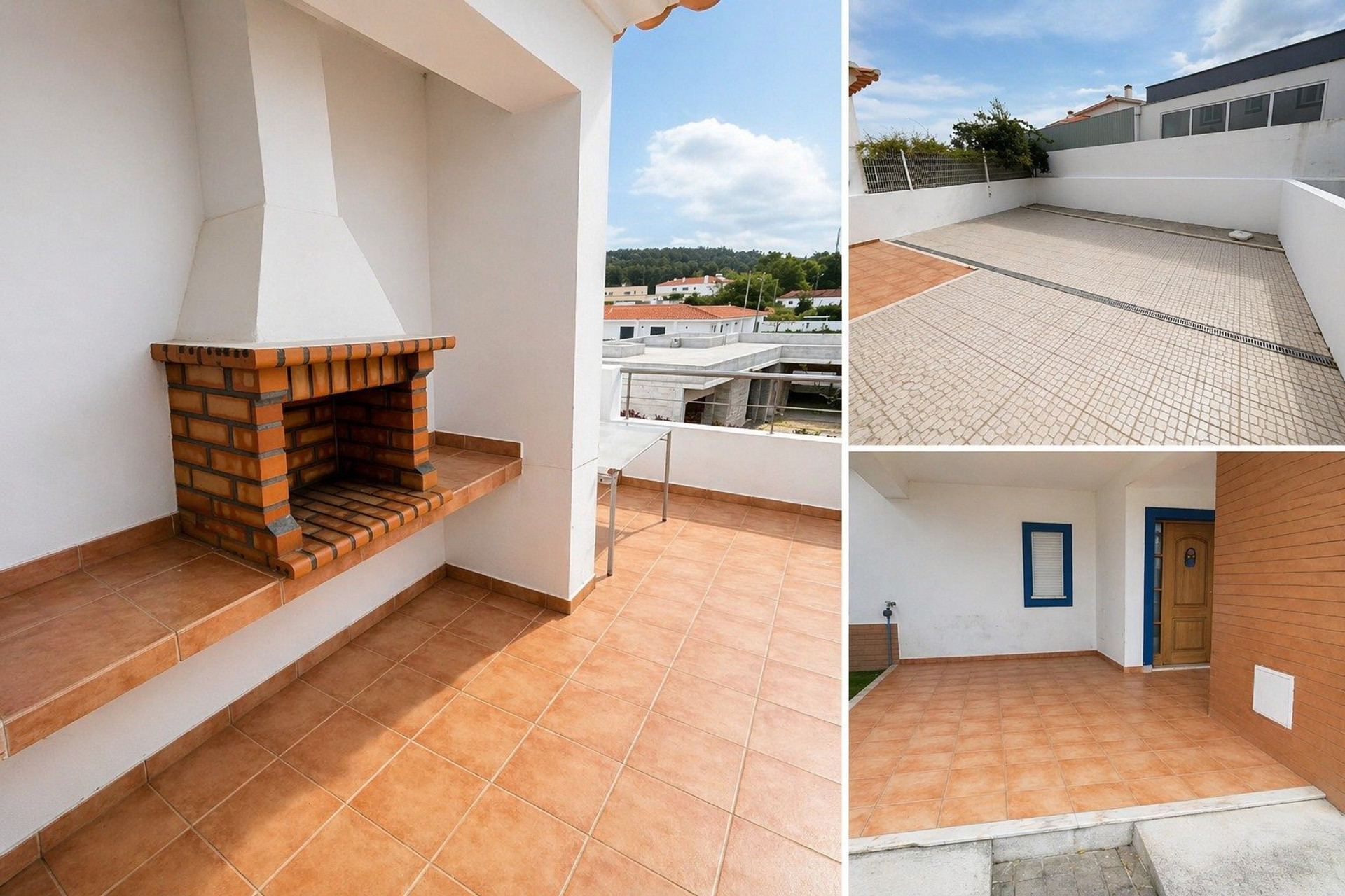 Terrace with BBQ and exterior areas