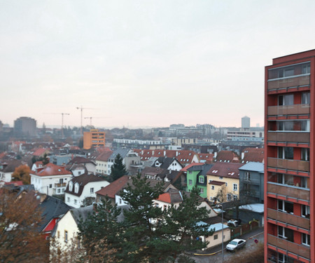 Bright modern two-room apartment at Žižkov