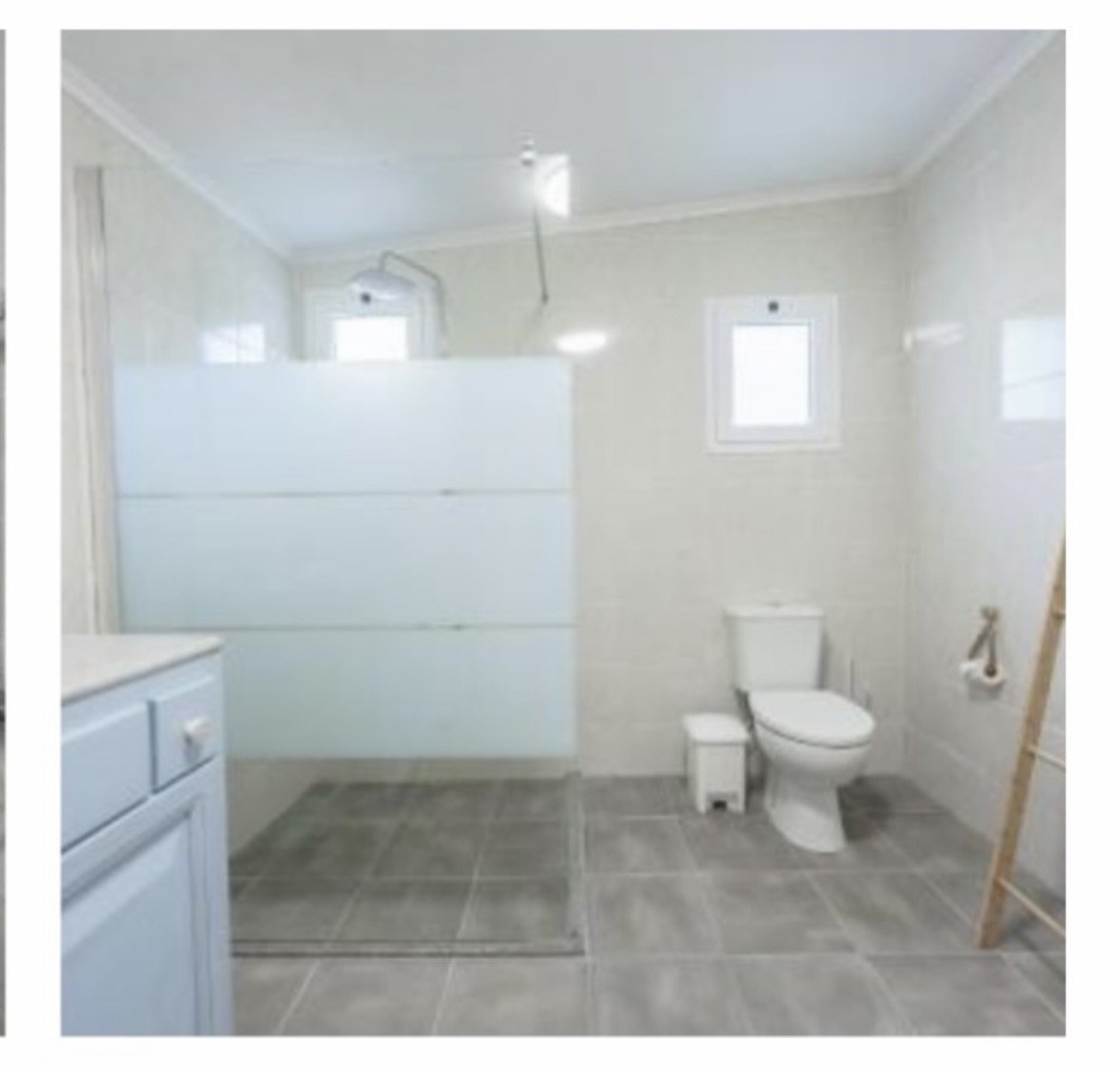 Bathroom with walk-in shower