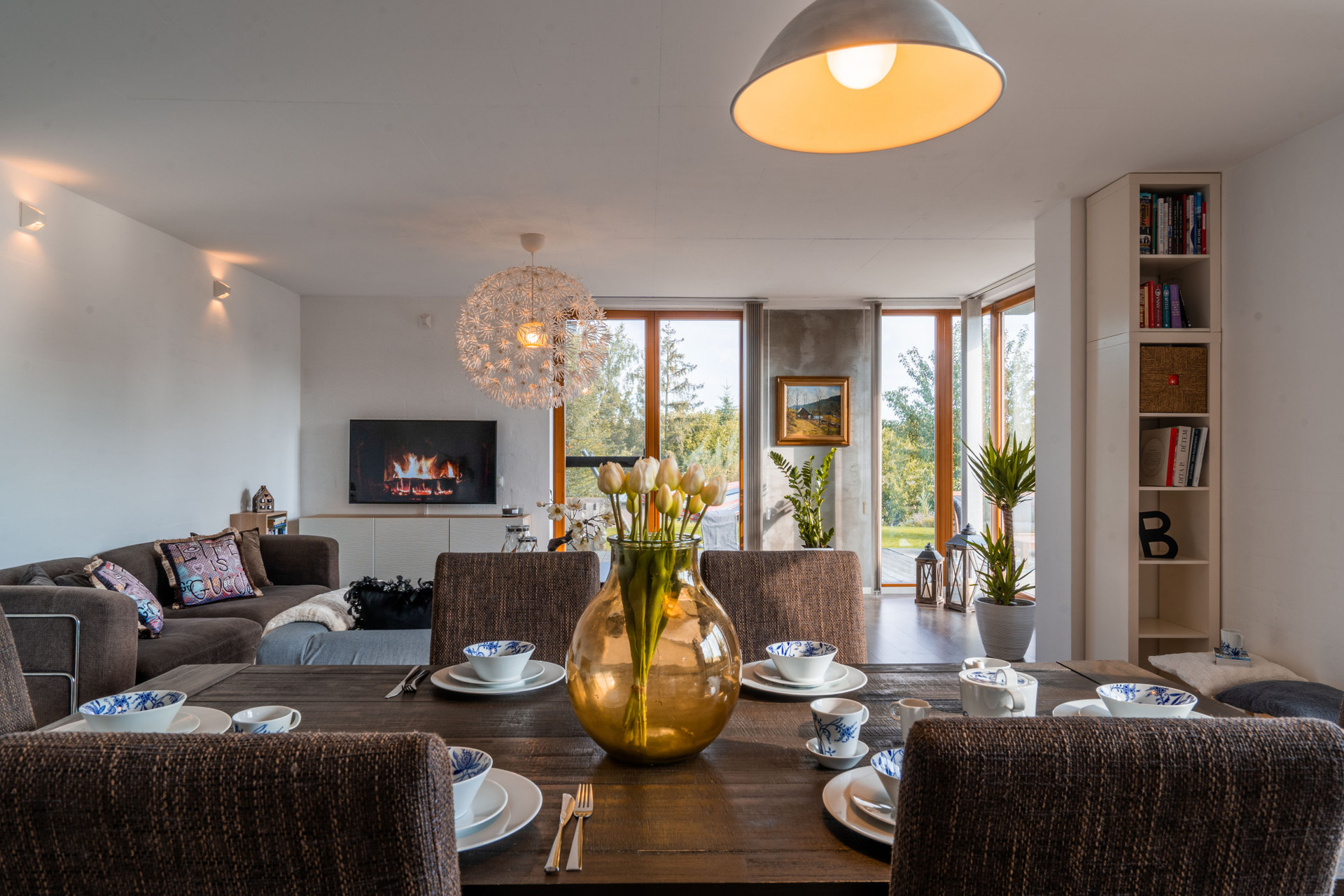 Dinning room and Living room