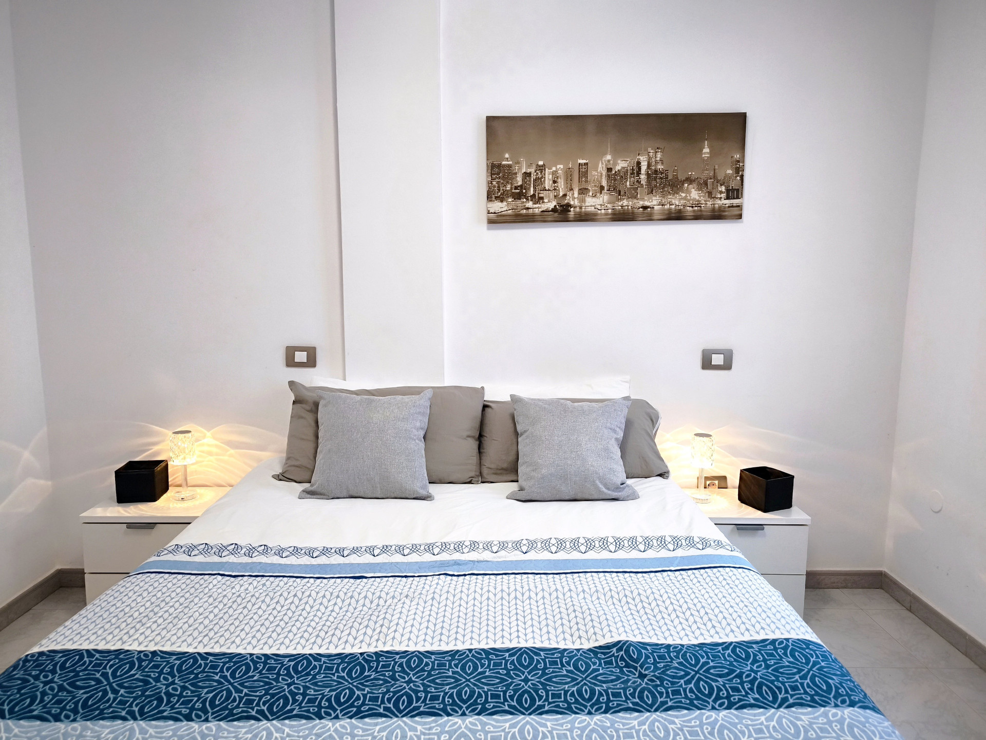 Master bedroom with double bed