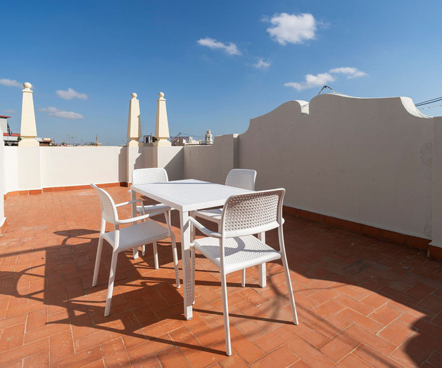Big apartment with terras, Calle del Hospital 1.28