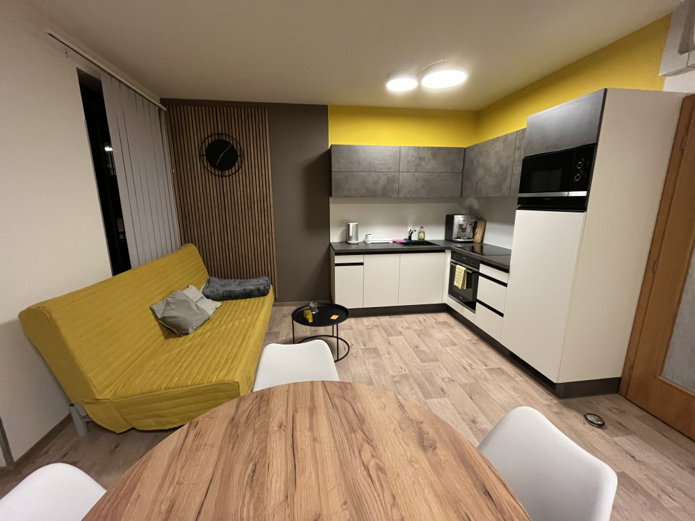Yellow apartment near Brno city center preview
