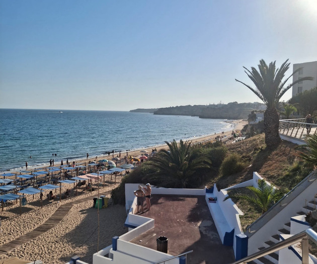 View of beach and coastline