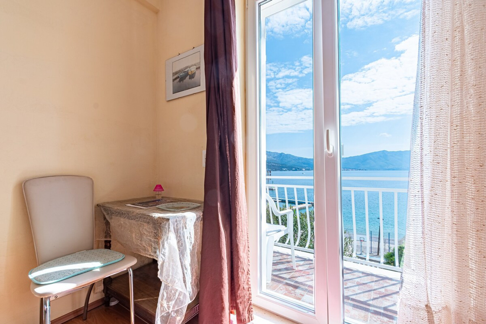Sea view from the studio