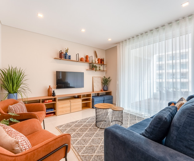 Living room with TV