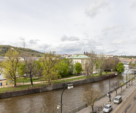 Spacious apartment with Prague castle view