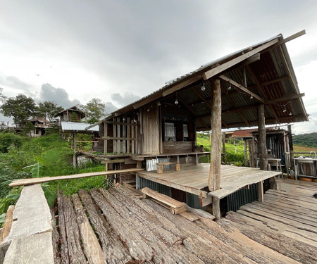 Dala Hut wooden house on the mountain,Phuruea Loei