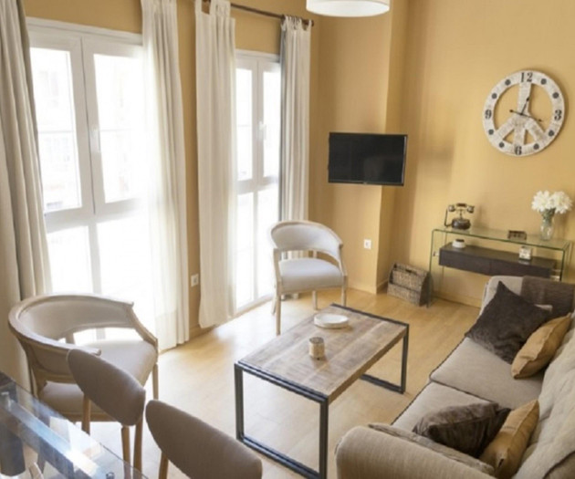 Sunny 4 people appartment at the heart fo Malaga