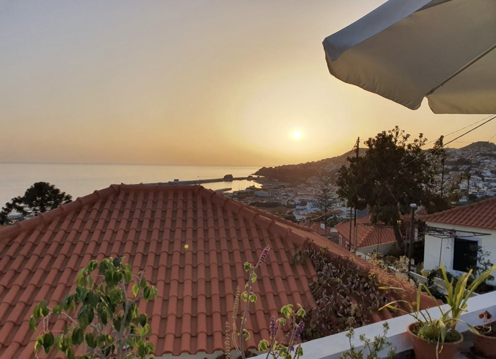 Sunset from rooftop