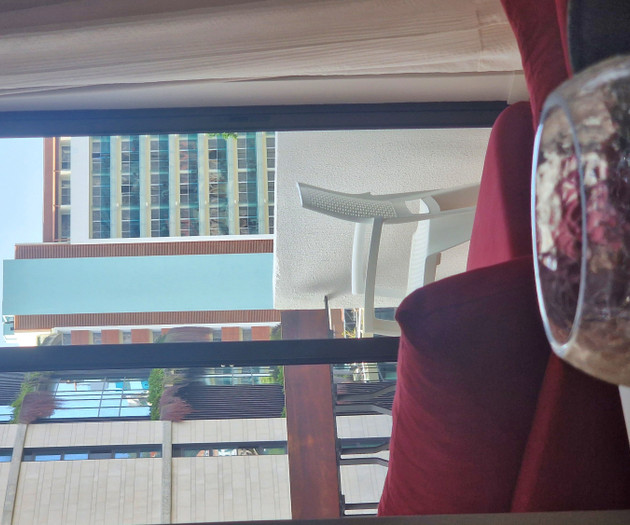 View from living room window