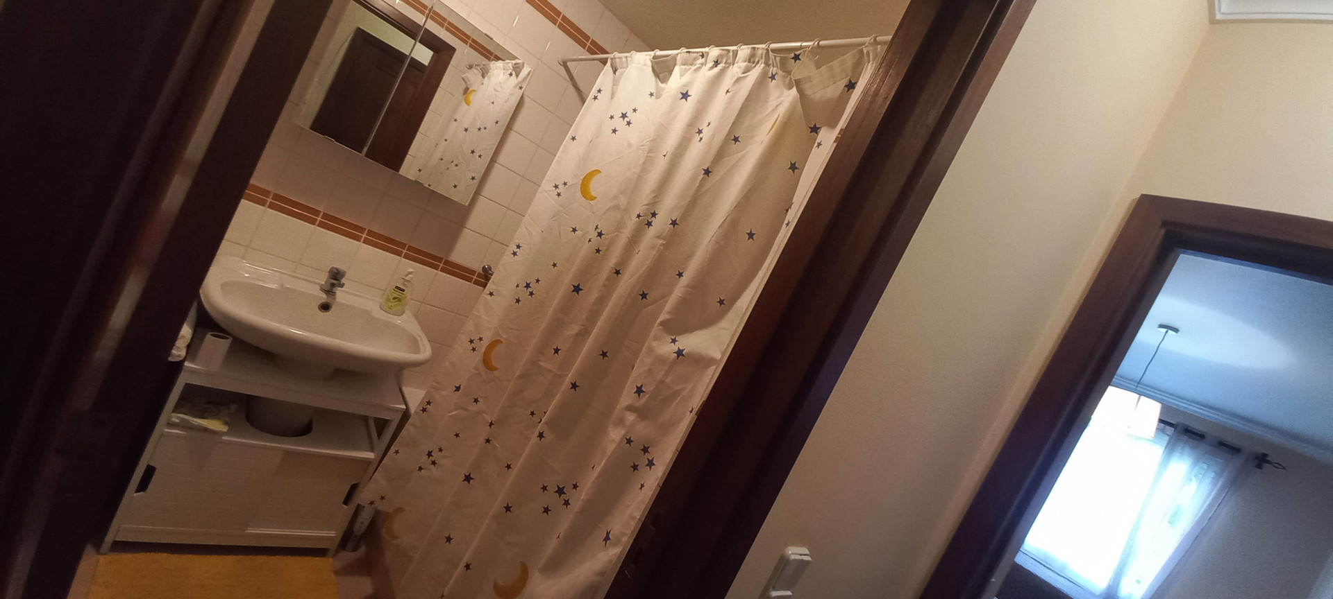Bathroom with bath 
