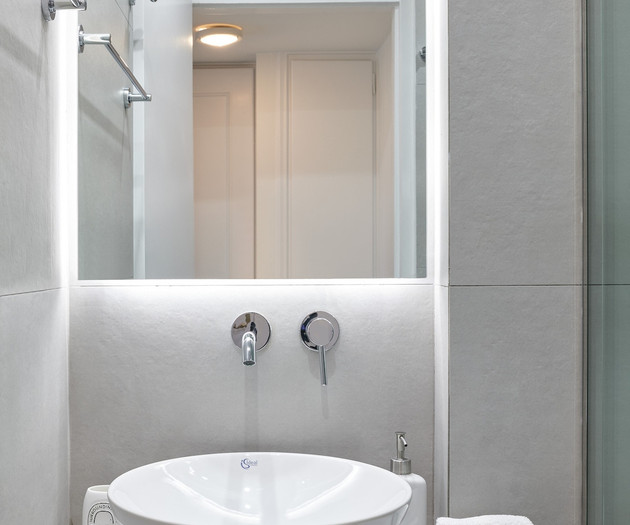The bathroom