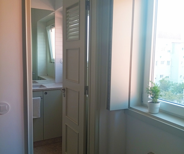 Room with private bathroom for women only.
