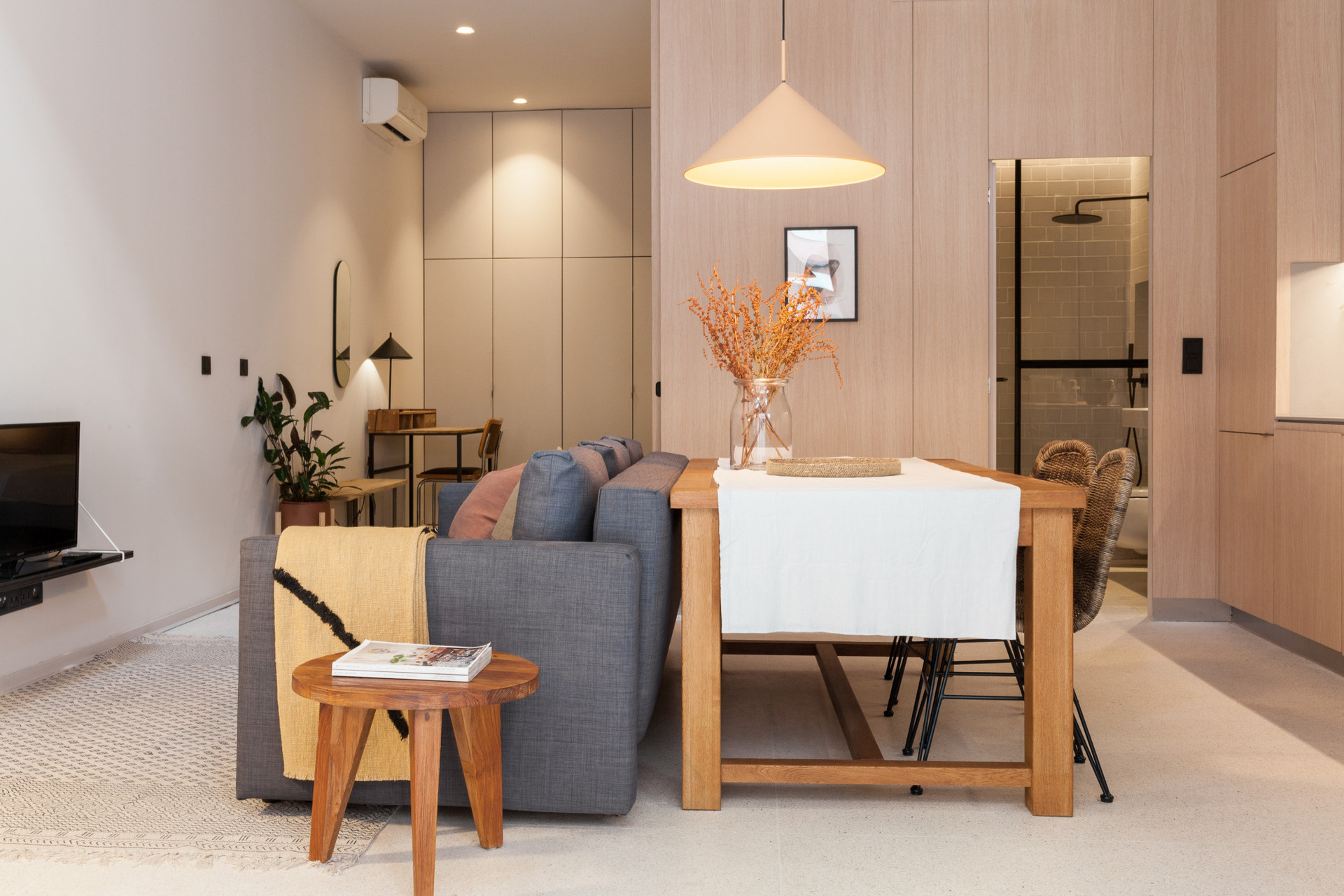 Living room & Kitchenette