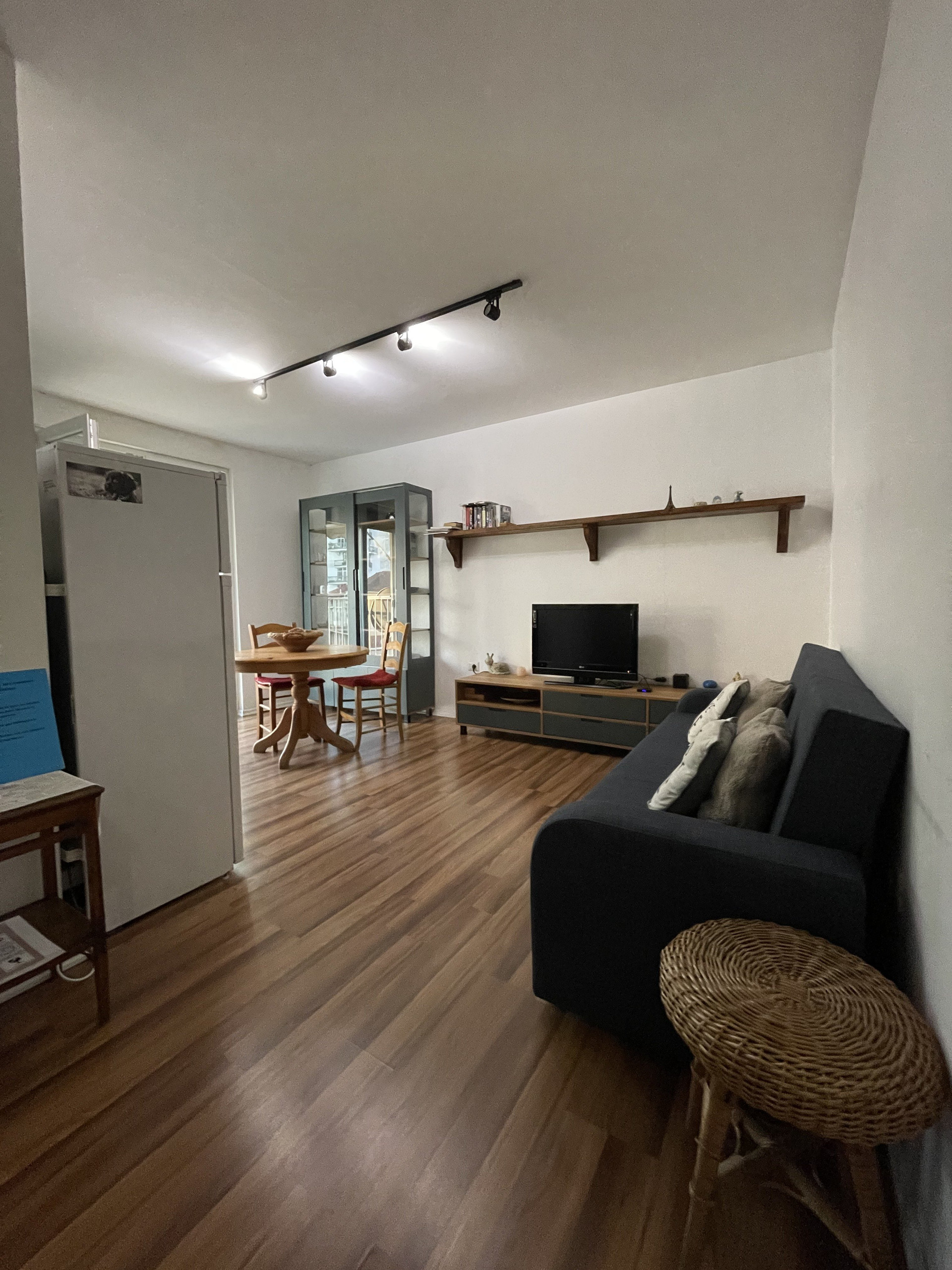 Living room with sofa and TV
