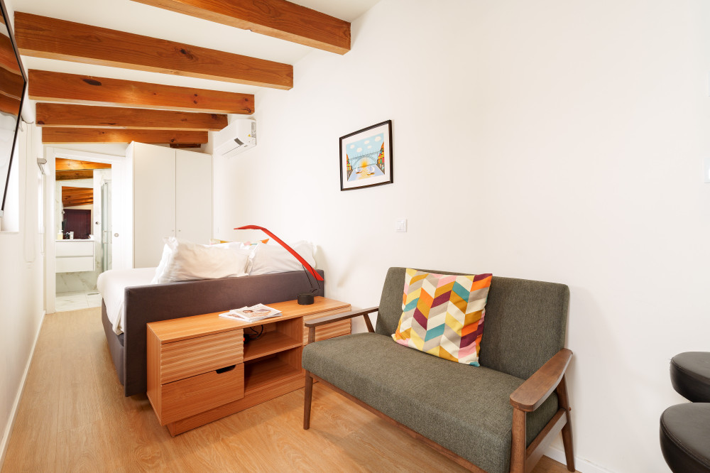 Estúdio  ideal para casais, com uma cama de casal preview