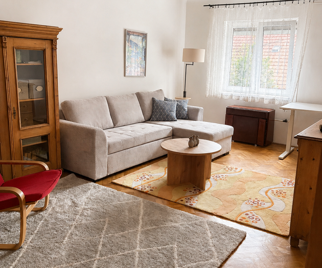 Helle und ruhige 2-Zimmer-Wohnung im Stadtteil Pus