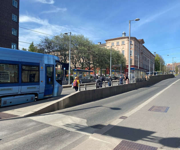 Cool, lively area with cafés, food spots and parks